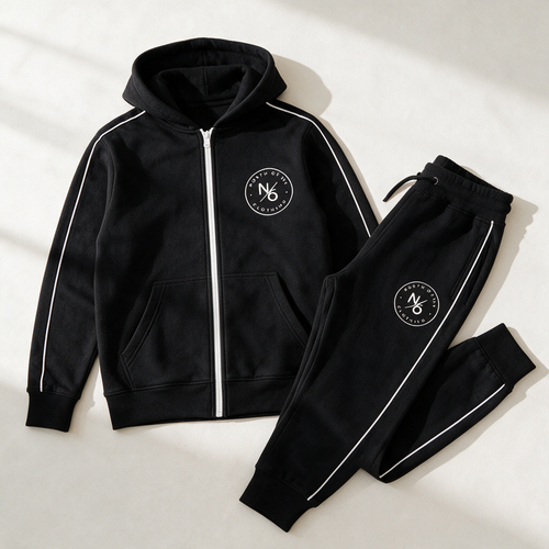Tall Mens Black Tracksuit