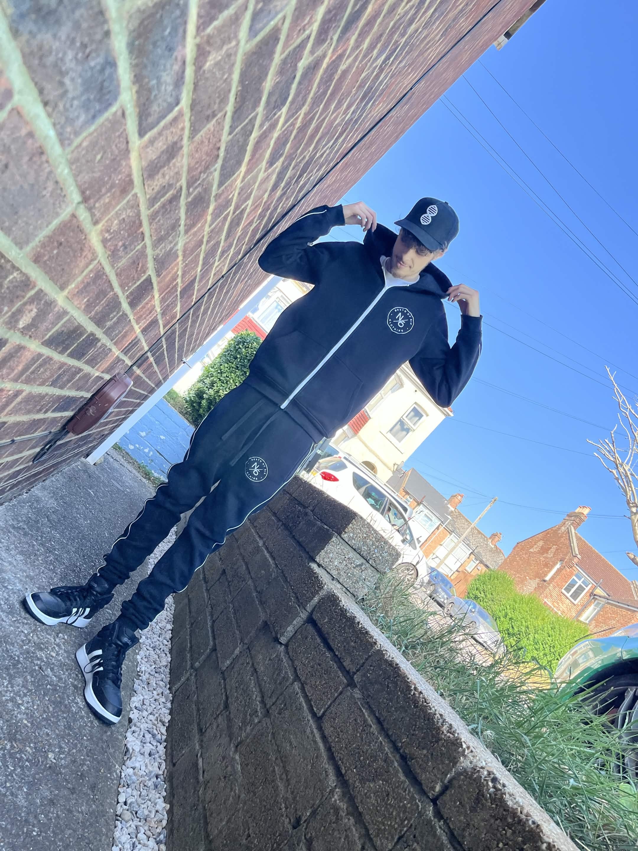 Tall Mens Black Hoodie